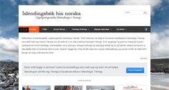 Desktop Screenshot of islendingabok.net