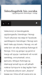 Mobile Screenshot of islendingabok.net